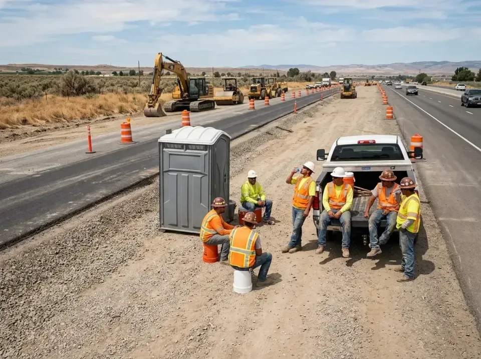 highway-road-construction-crew-007 — frequently asked questions, Porta Potty and Restroom Rentals in North Lakes, AK